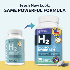 Water bottle with Invigorated Water tablets dissolving smoothly.