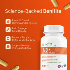 INVITA ADK ingredients list glance showing ADK blend.