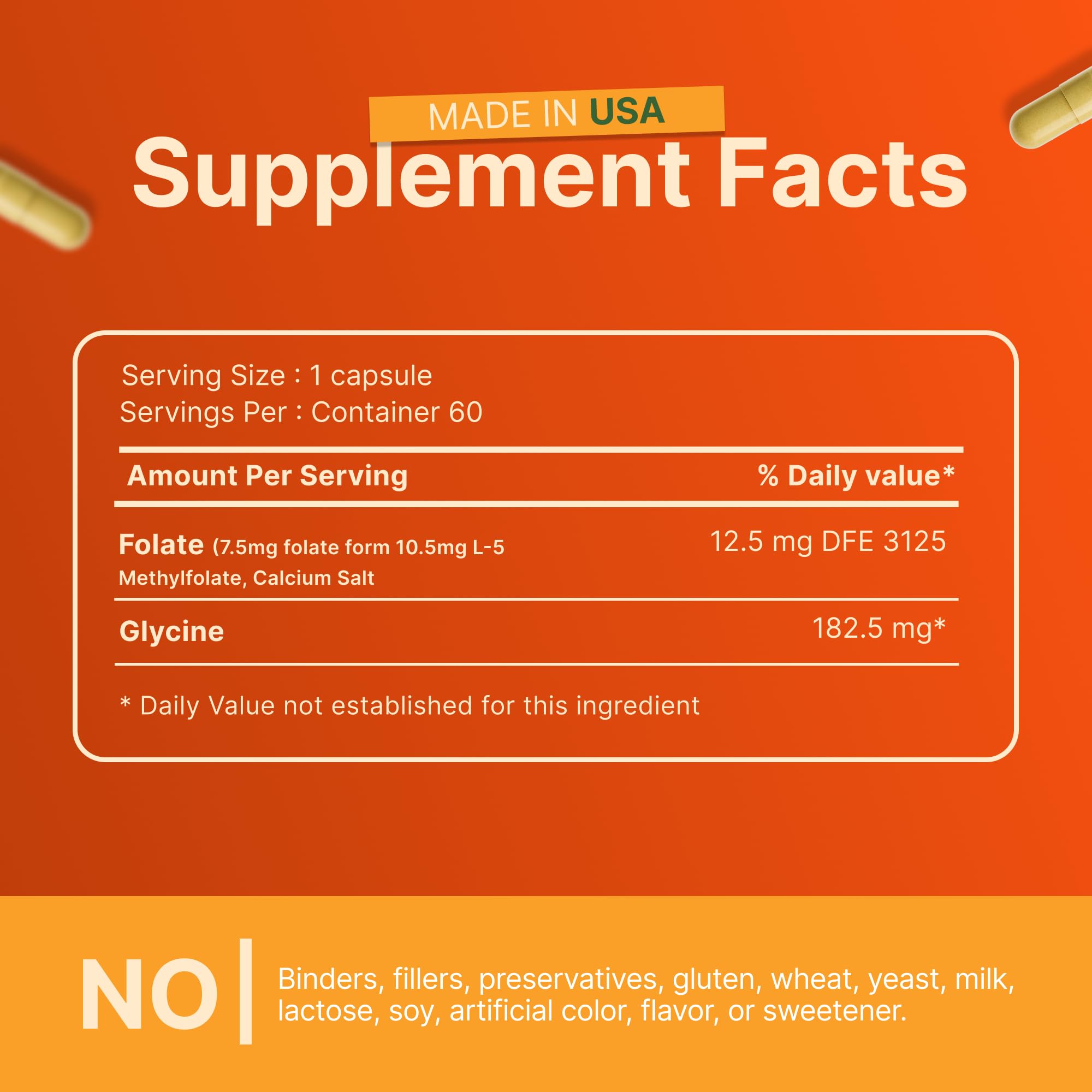 INVITA ingredients chart displaying clean formulation and no artificial fillers