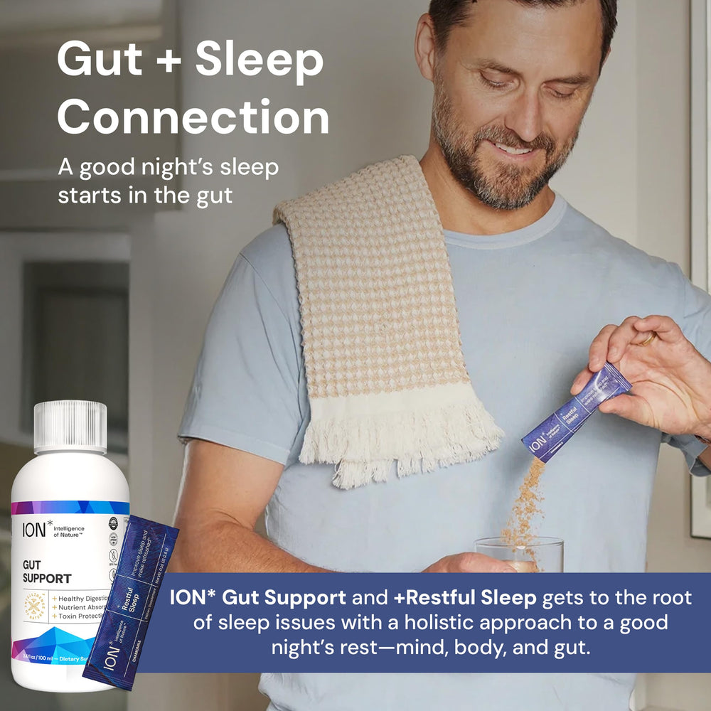 ION Gut-support sleep integration packet links gut balance to rest