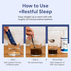 ION Reishi mushroom sleep support packet for holistic calm