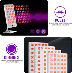iPlantop red light panel in a bedroom setup for daily routines