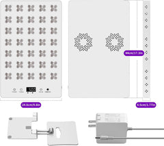 iPlantop red light panel with adjustable brightness settings for customization