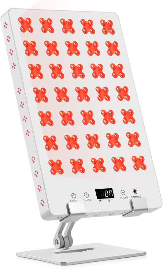 iPlantop red light panel in full-body use for portable therapy