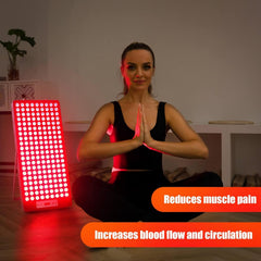 iPlantop red light panel LED close‑up reveals dual‑chip energy delivery