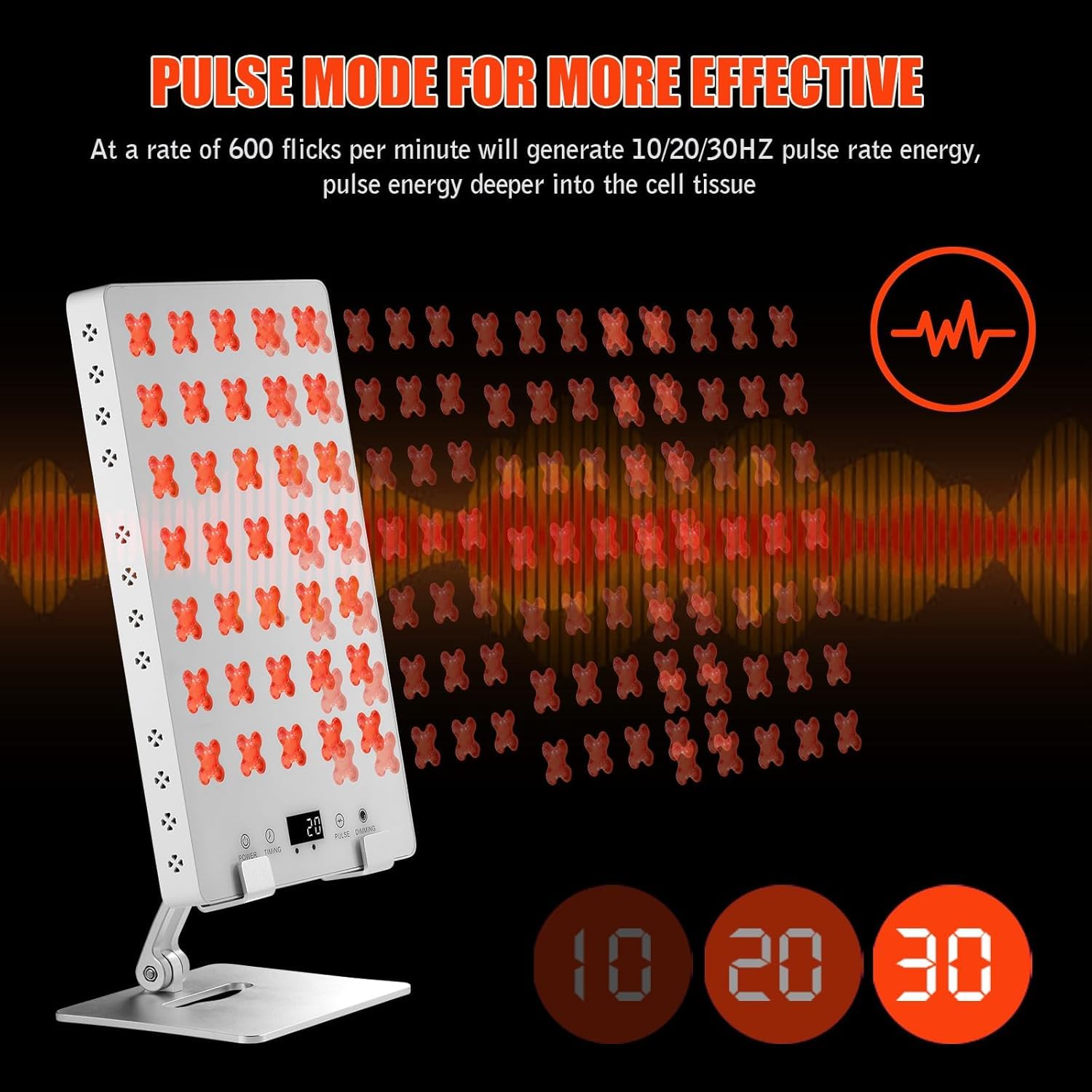 iPlantop compact red light panel in a travel bag for on-the-go sessions