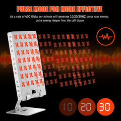 iPlantop compact red light panel in a travel bag for on-the-go sessions