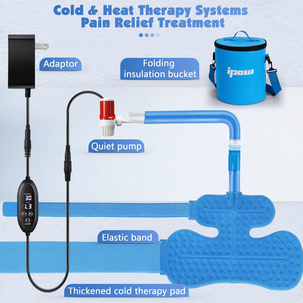 IPOW insulated extended tube enables seating or reclined operation.