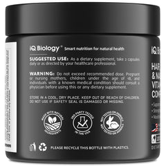 IQ BIOLOGY astragalus root detail closeup suggests immune-support-inspired beauty benefits.