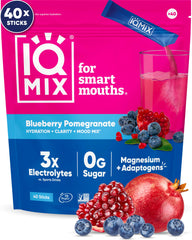 IQBAR IQMIX blueberry-pomegranate front-pack for on-the-go hydration