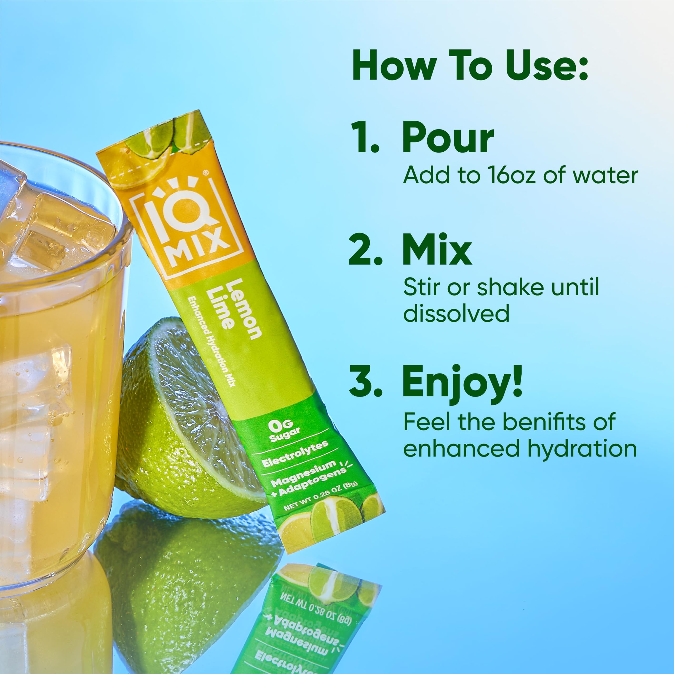 IQMIX bottle label notes Magtein Magnesium L-Threonate and Lion’s Mane nutrients.