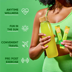 IQMIX Variety Pack flavors displayed for flexible daily hydration options.