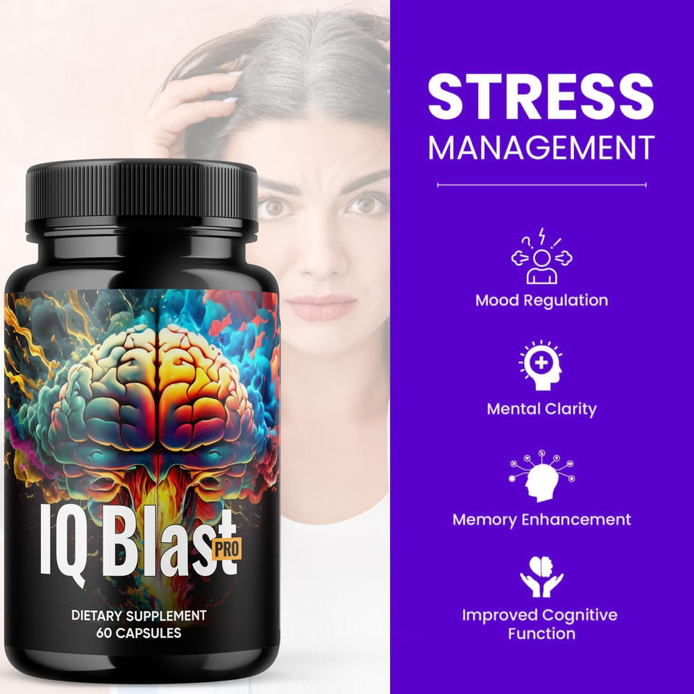 IQ Blast Pro packaging box with official branding and clarity.