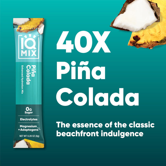 IQMIX Lion’s Mane nutrient sticks promoting clearer thinking.
