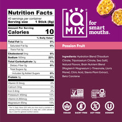 IQMIX Lion's Mane nutrient promoting focus and mental clarity.