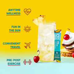 IQMIX packaging fits easily in a bag for daily use.