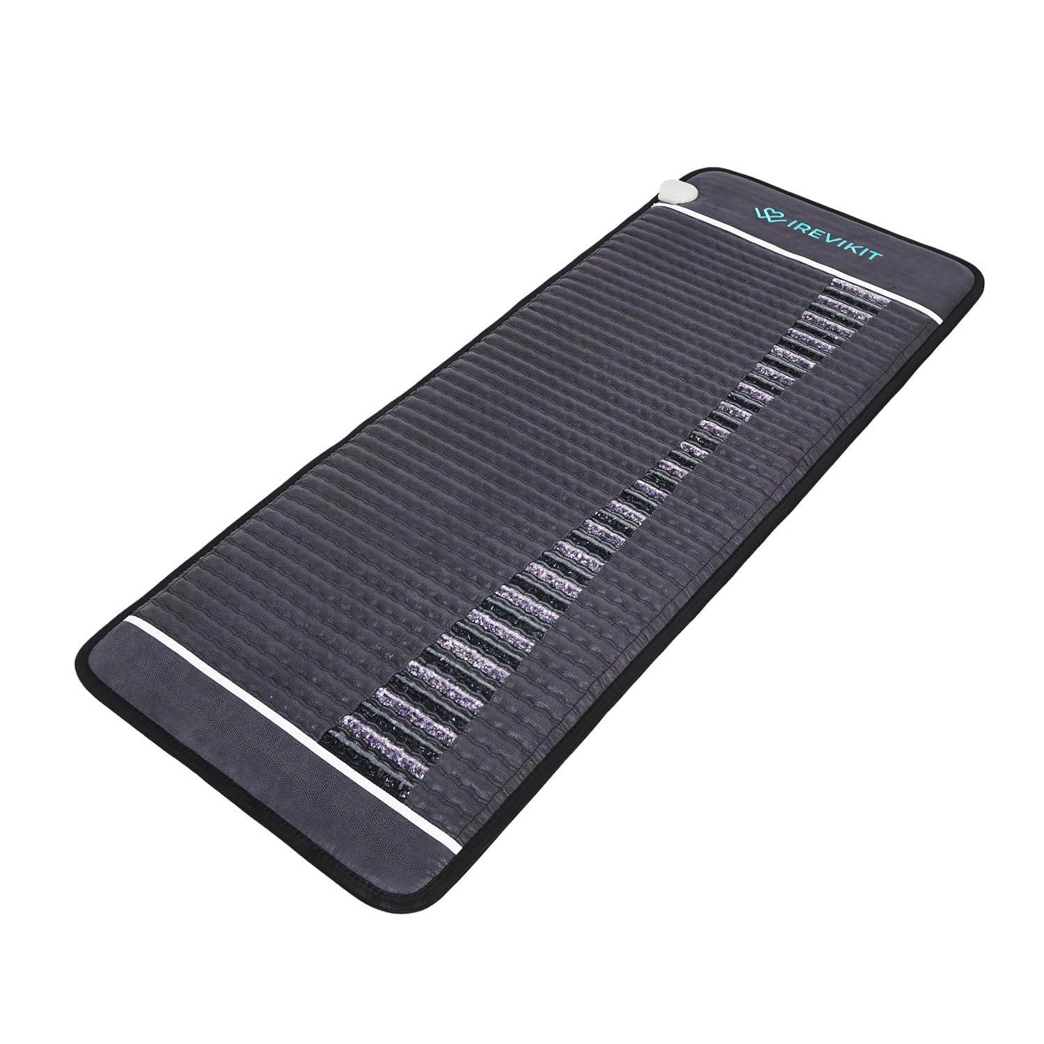 IREVIKIT Amethyst infrared mat in full view for home relaxation and full-body warmth.