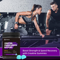 IRIDESICENT Creatine Monohydrate Gummies nutrition label for informed consumption.