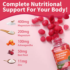 IRIDESICENT Cherry flavored gummies for daily wellness and calm.