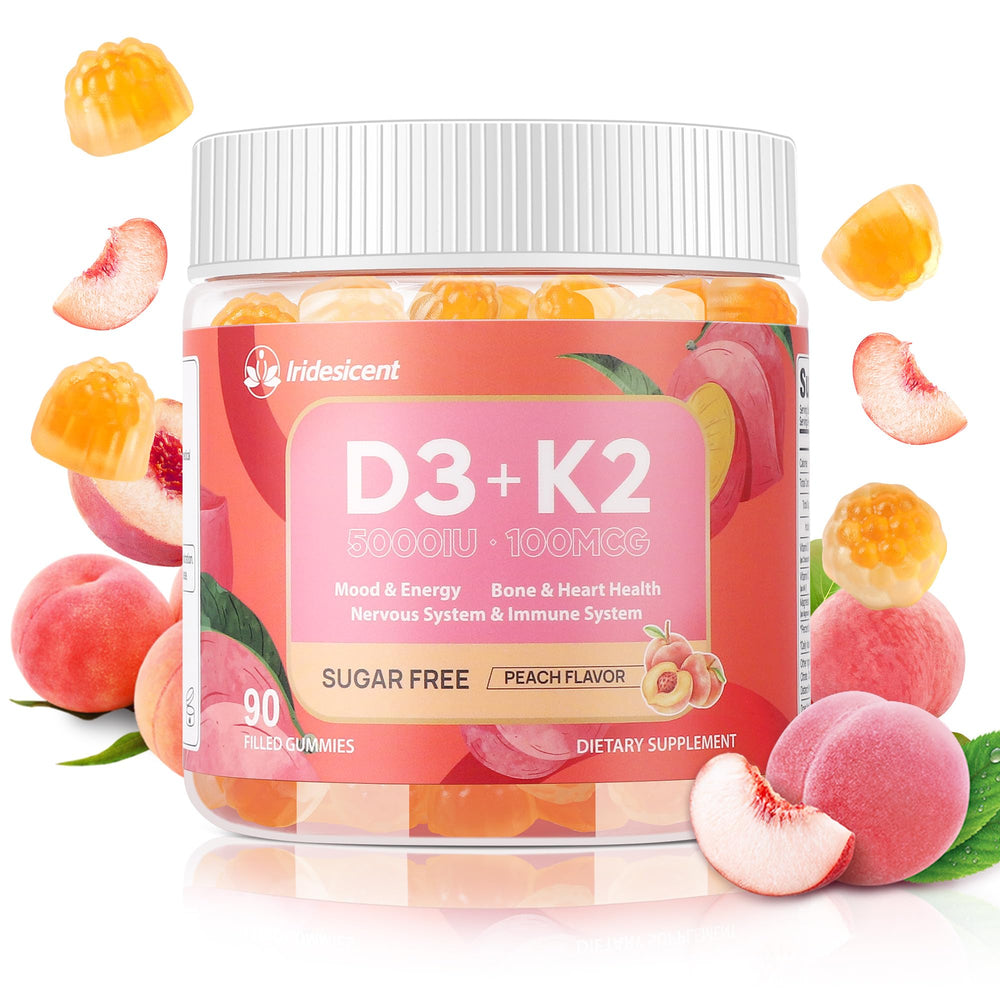 Iridesicent Vitamin D3 K2 gummies morning wellness ritual