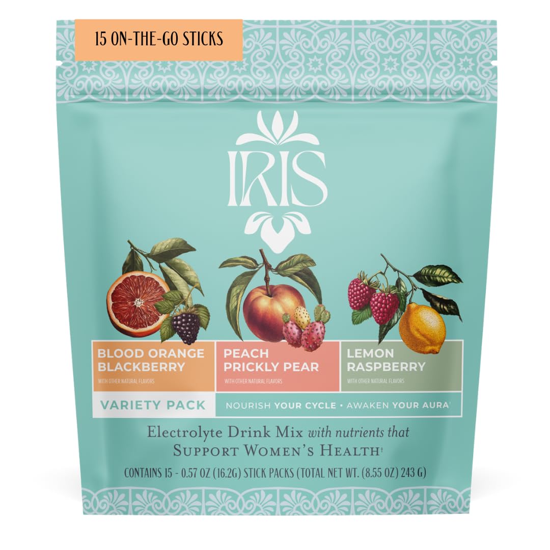 Iris Hormone Health electrolyte drink mix variety pack for daily hydration