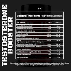 Iron Brothers 30-day cycle graphic alongside the bottle.