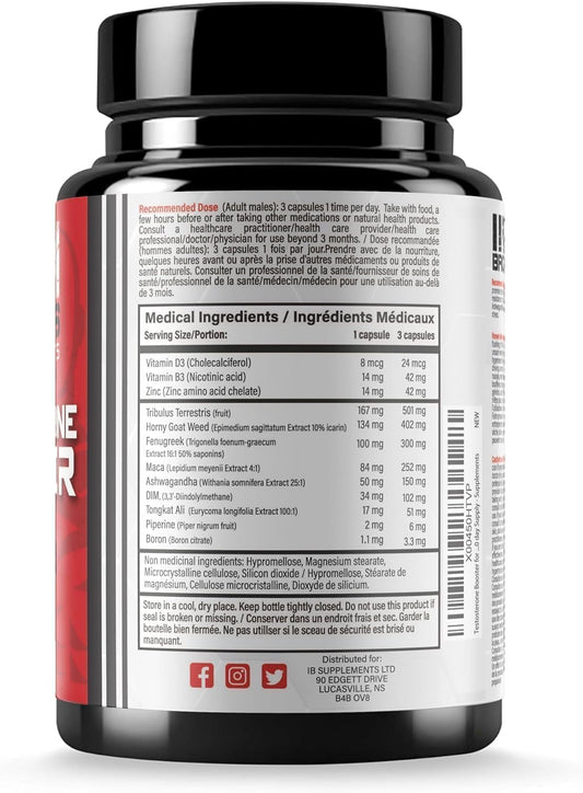 Iron Brothers capsules close-up showing easy-to-take tablets for energy and stamina.