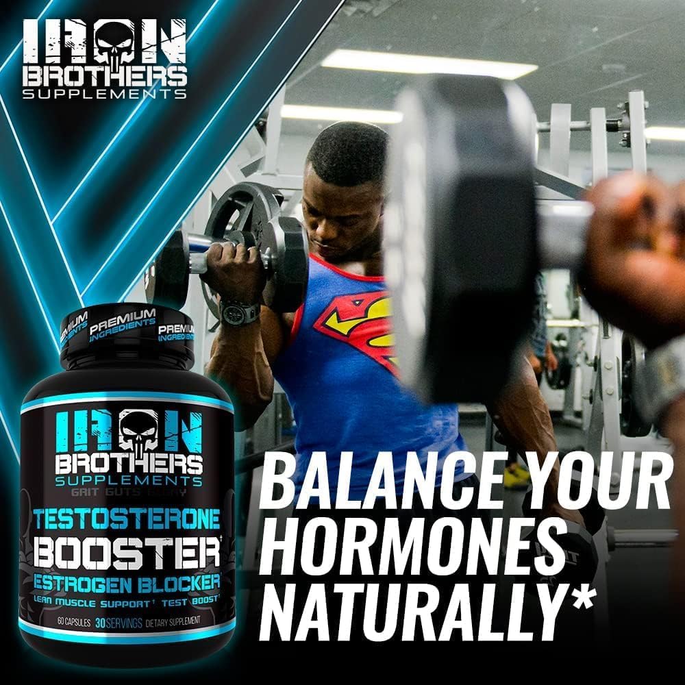 Iron Brothers Men's Testosterone Support cgmp-facility image highlights quality assurance.