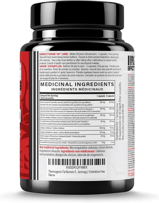 Iron Brothers packaging close-up shows transparent ingredient details for trust.