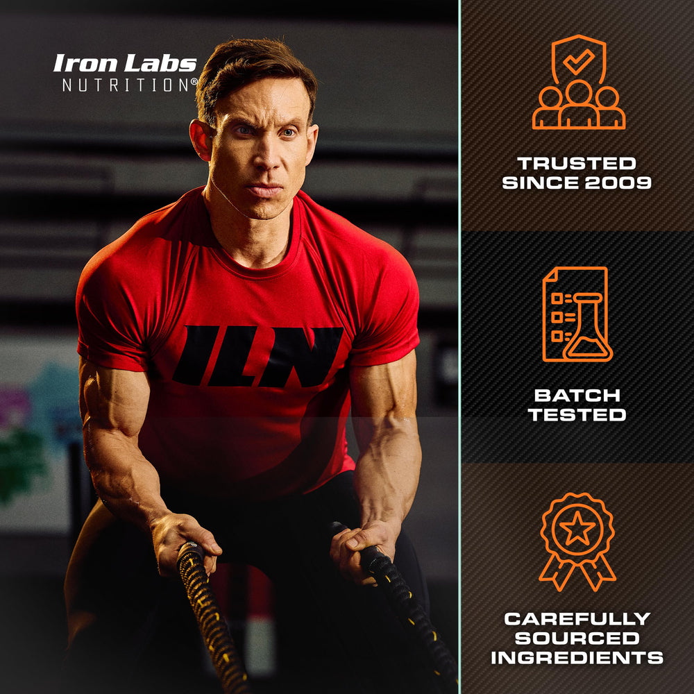 Iron Labs ZM6 daily-dose measure demonstrates simple consumption routine.