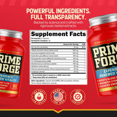 IronVex Testosterone Booster pills in hand suggesting daily support