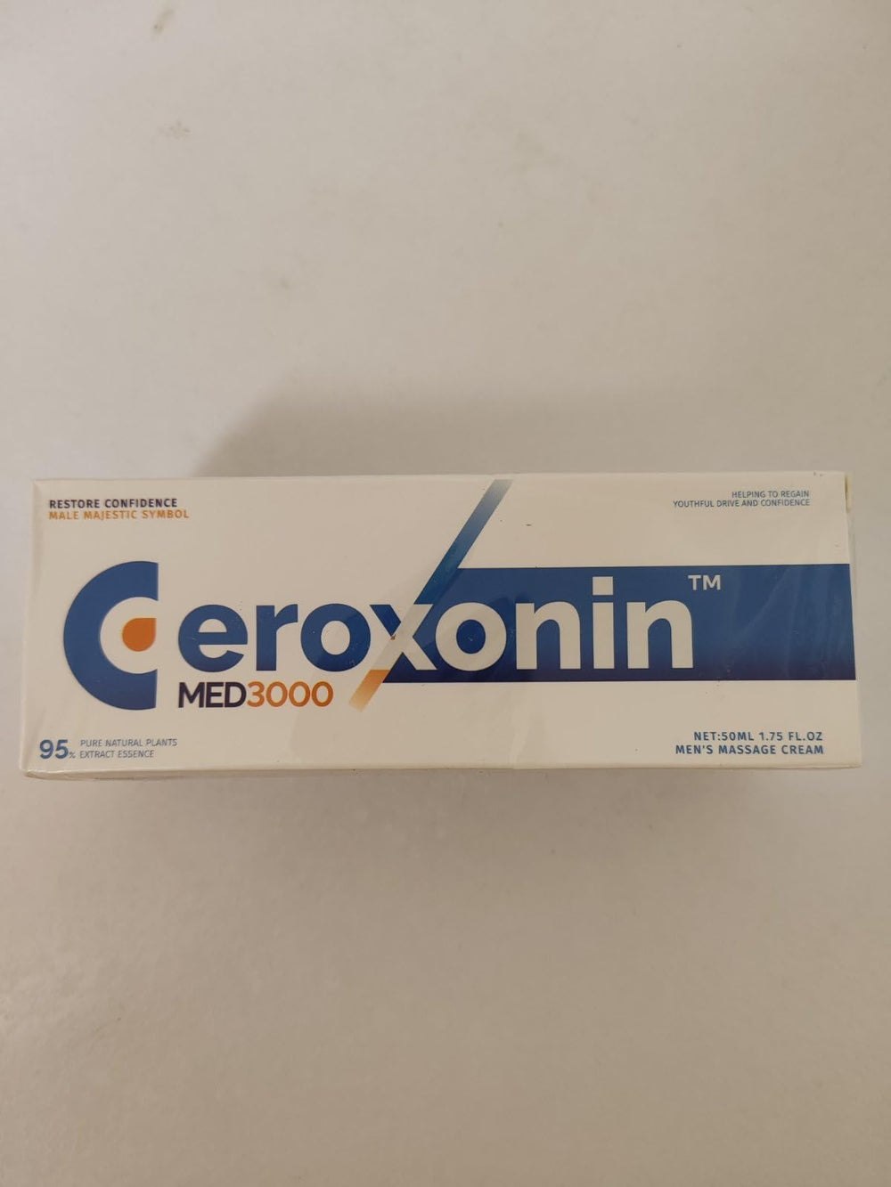 Irvy Med3000 Gel for Men lightweight texture enhances comfortable daily care.