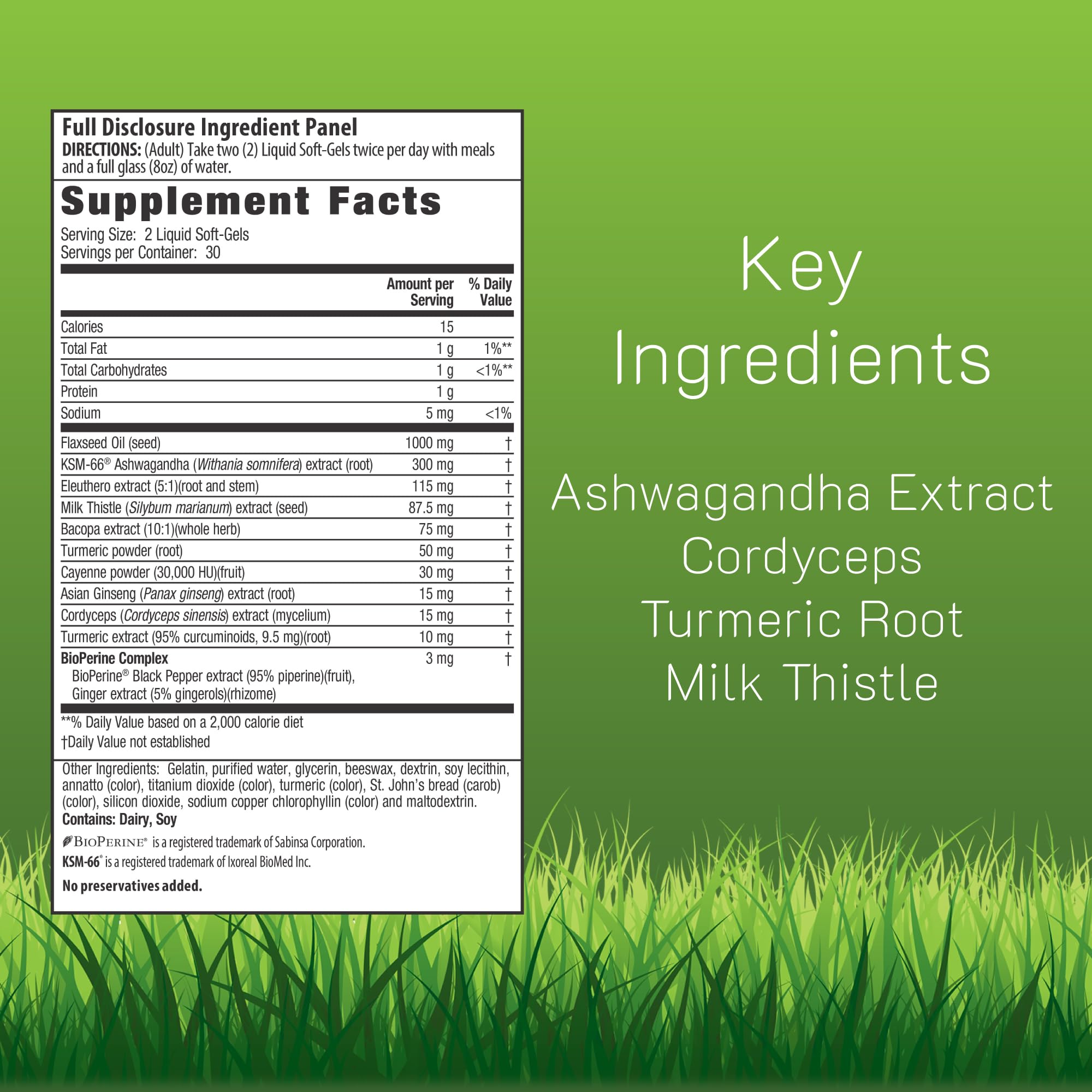 Irwin Naturals softgels closeup highlights bottle and label for easy intake