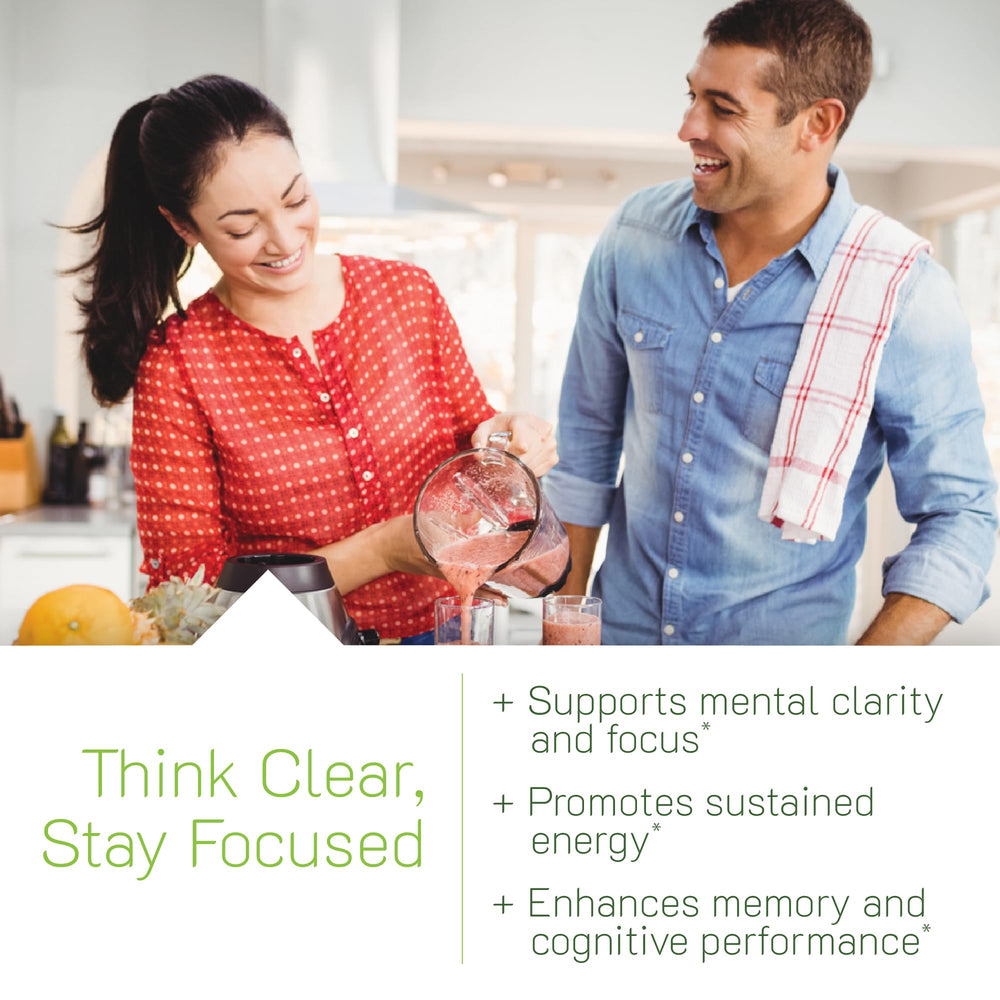Irwin Naturals bottle label detail showing ingredients for brain wellness