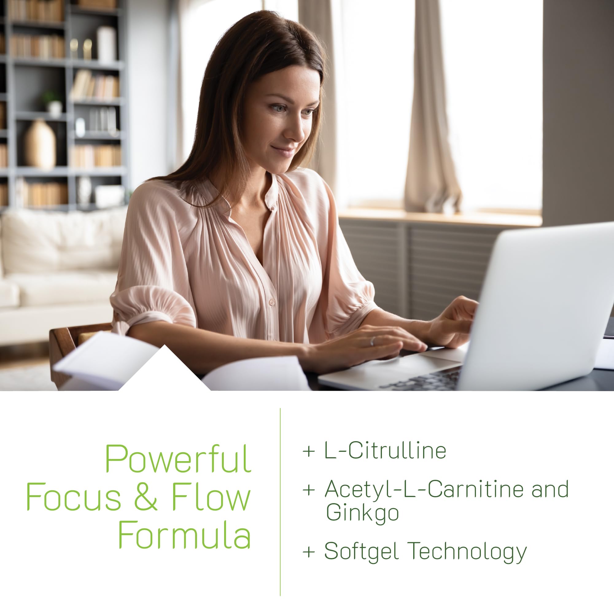 Irwin Naturals Ginkgo extract capsule close-up signals brain botanicals that may support cognitive function.