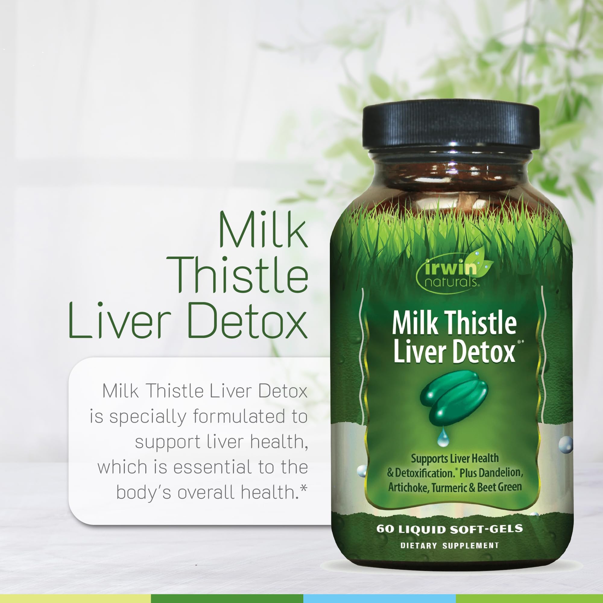 Schisandra and green beet roots appear in Irwin Naturals Liver Detox blend