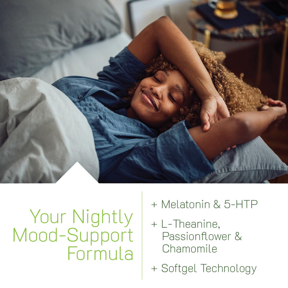 Irwin Naturals Melatonin Plus 5-HTP & Rhodiola bottle cap closeup.
