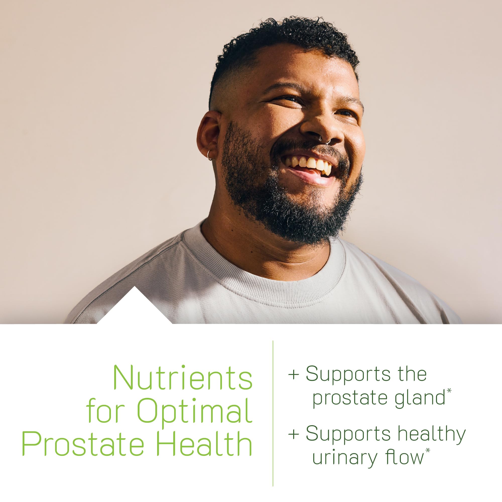 Prosta-Strong label highlighting key ingredients for prostate health.