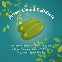 Person taking Stress-Defy soft-gels as part of daily routine.