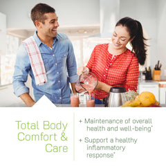 Two-pack Irwin Naturals turmeric soft-gels packaging supports daily wellness