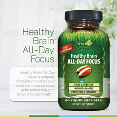Irwin Naturals wild blueberry extract graphic indicating antioxidant support