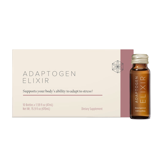 Isagenix Adaptogen Elixir bottle-serve on-the-go ritual for daily wellness