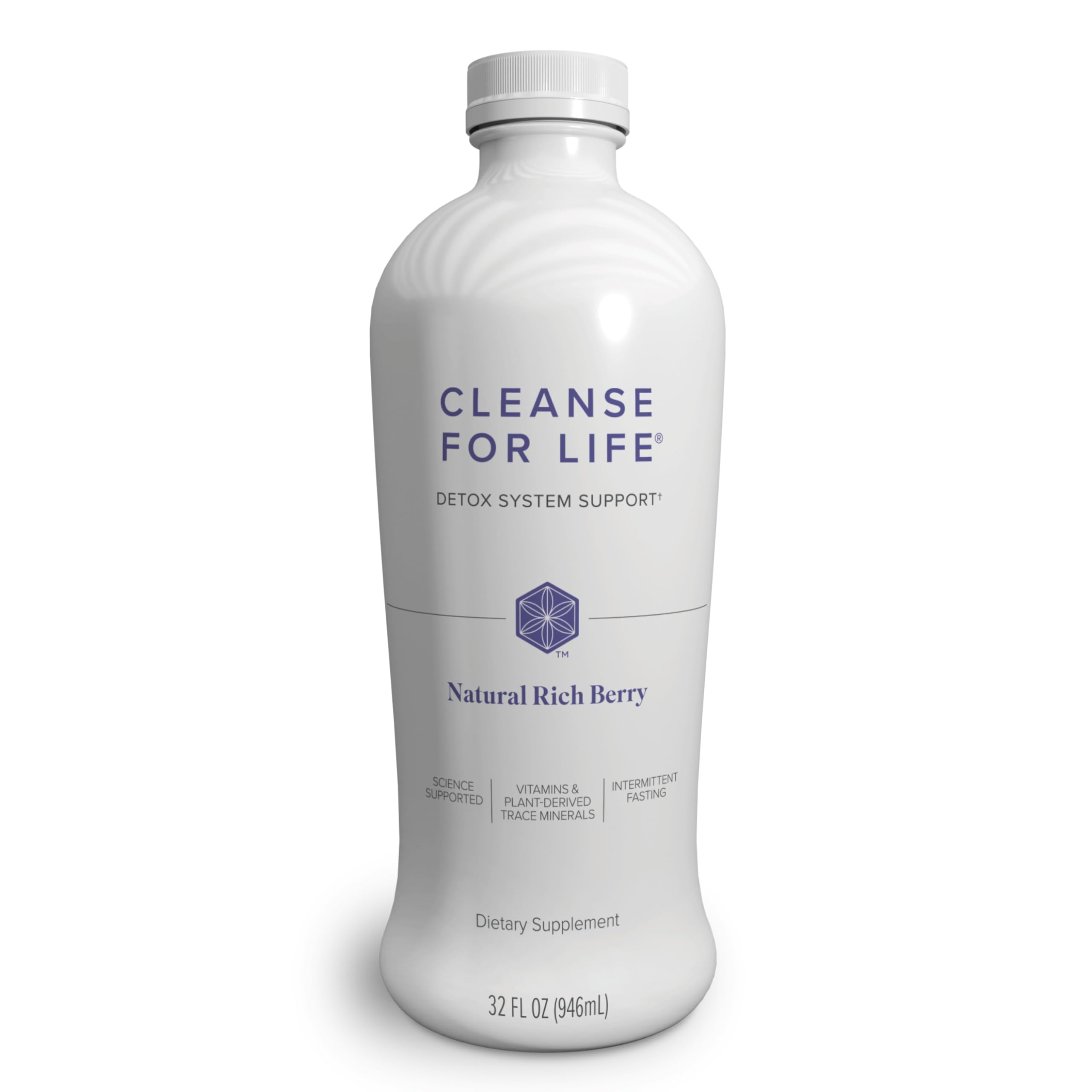 Isagenix Cleanse for Life bottle front view supports daily vitality.