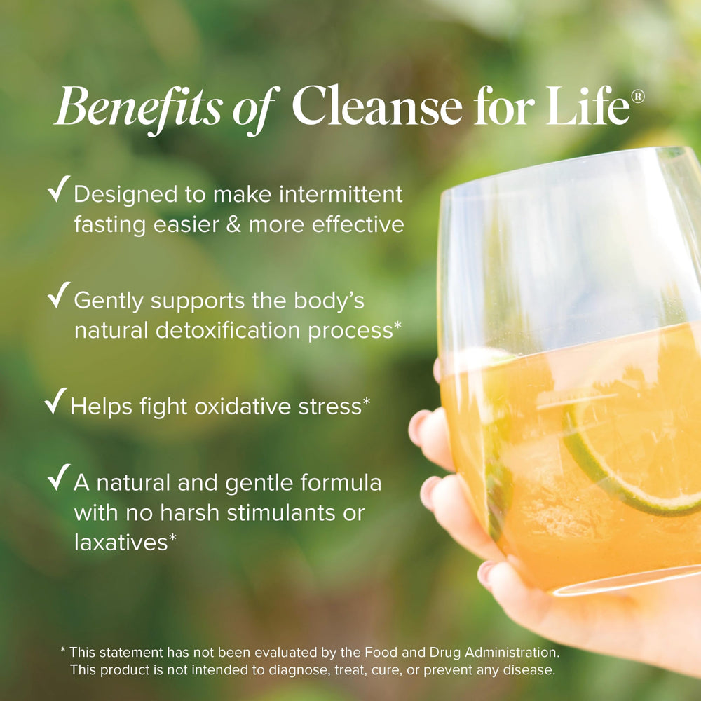 Isagenix Cleanse for Life ingredient panel highlighting turmeric and bilberry