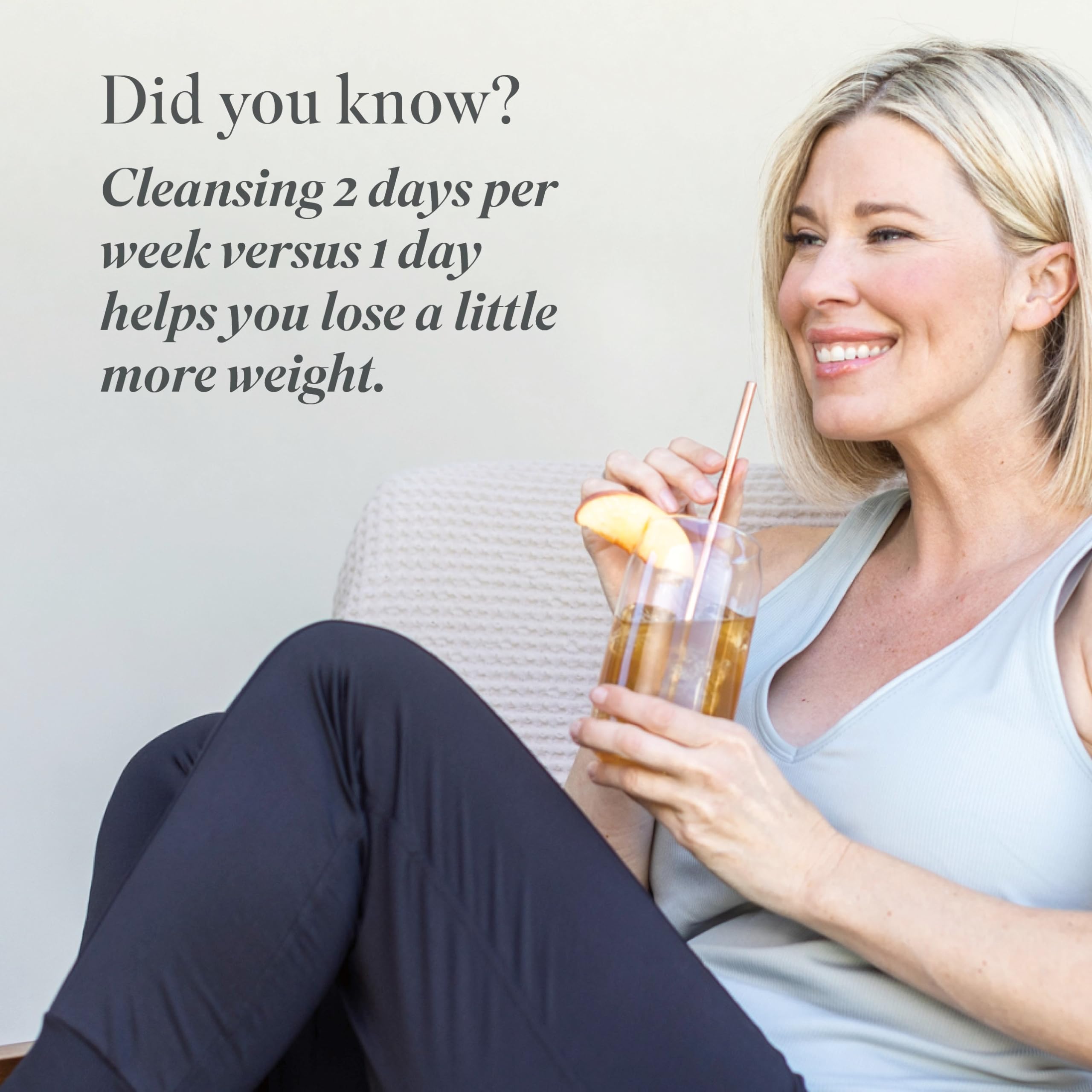 Morning routine scene with Isagenix Cleanse for Life.