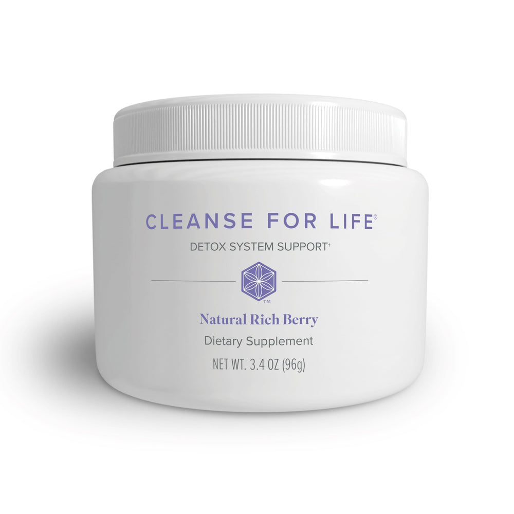 Isagenix Cleanse for Life powder bottle pour for a quick daily cleanse