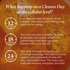 Powder dissolving into glass with Peach Mango aroma for a refreshing cleanse
