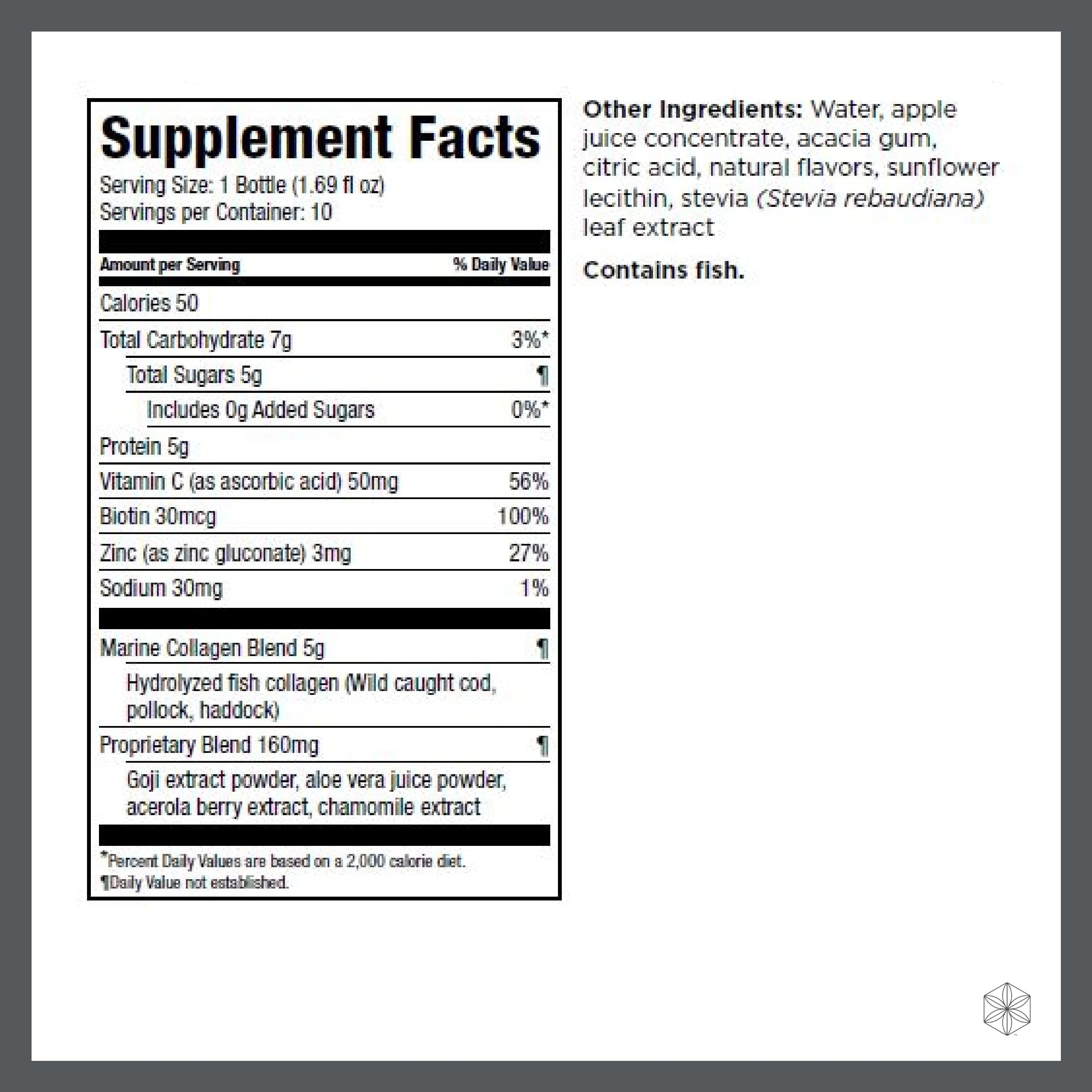 Isagenix Collagen Elixir being poured for convenient daily use