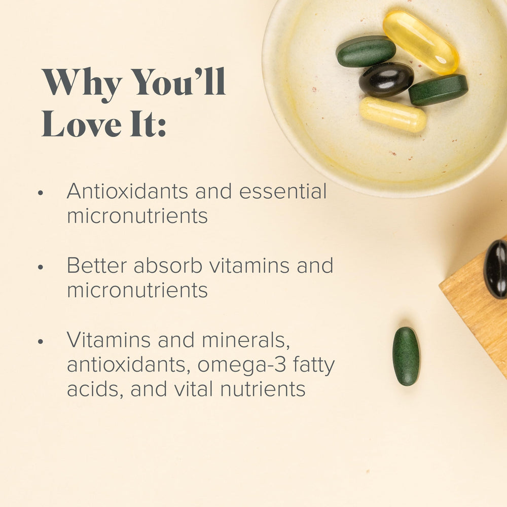 Isagenix Complete Essentials daily pack for men, tablets and capsules, simplifies daily micronutrient intake.