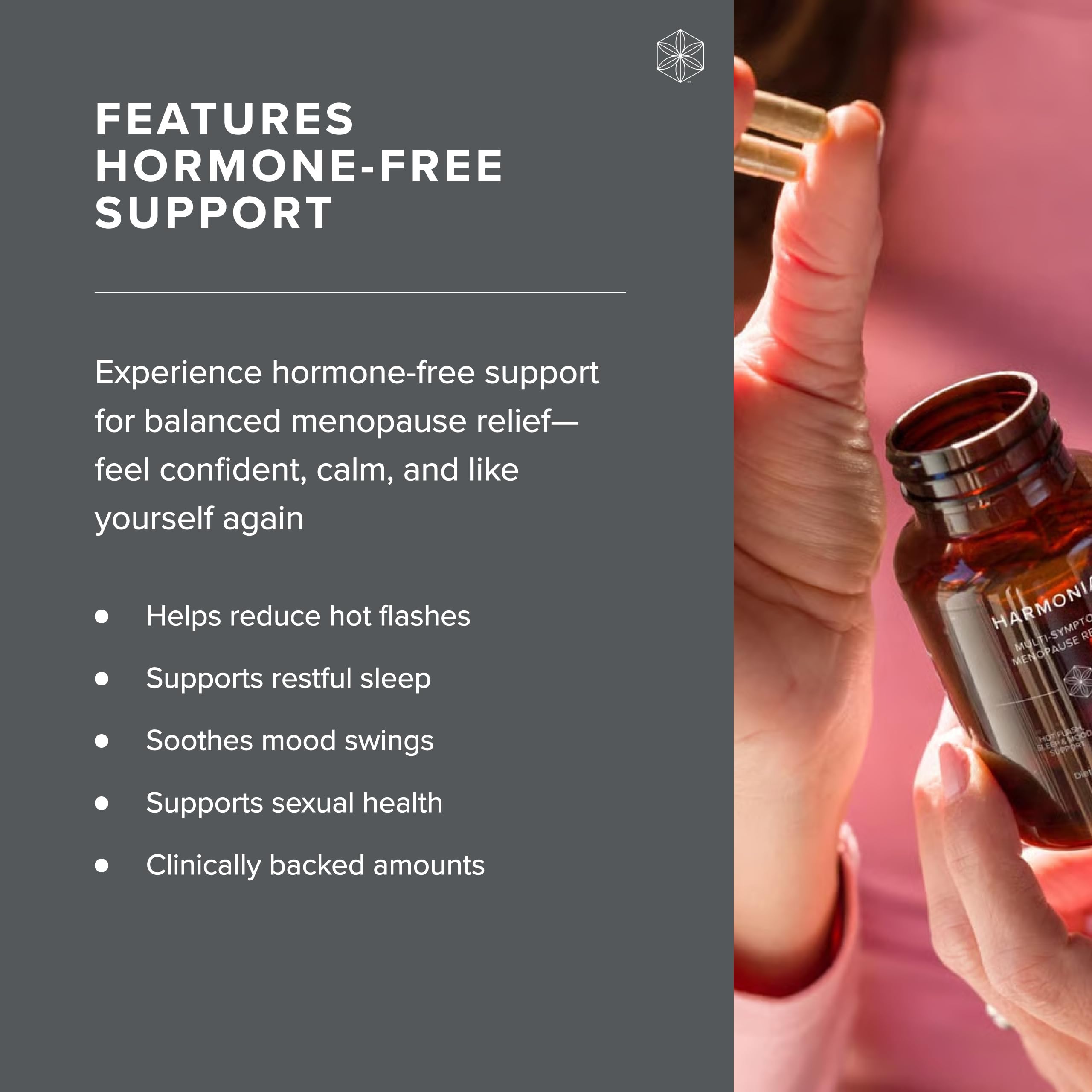 Isagenix Harmonia 60 capsules packaged for a 30-serving daily routine